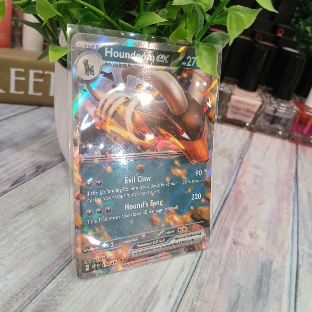 obsidian Flames Houndoom EX - Picture 3 of 4